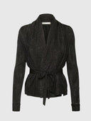 Thani Short Cardigan - Black