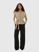 Thani Short Cardigan - Dull Gold