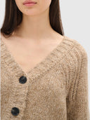 Troa Cardigan - Sandy Grey Melange