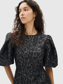 Zina Slit Dress - Black