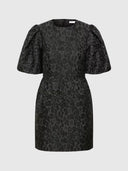 Zina Slit Dress - Black