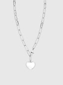 Lotte Necklace – Silver Heart