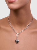 Lotte Necklace – Silver Heart