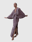 De Luxe Gown - Wine Shimmer