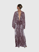 De Luxe Gown - Wine Shimmer