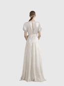 Isabella Maxi Dress - Silver Foil
