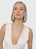 Belinda Earring – White Opal