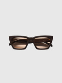 Hailey II Shades – Espresso/Orange Lense