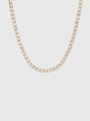 Aspen Tennis Necklace – Gold