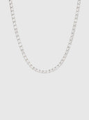 Aspen Tennis Necklace – Silver